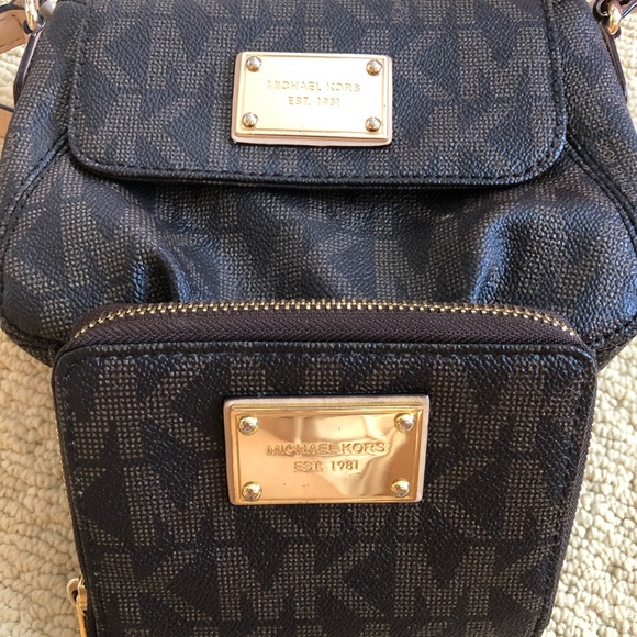 Michael Kors Handbags - MK Mini Crossbody Bag and Wallet